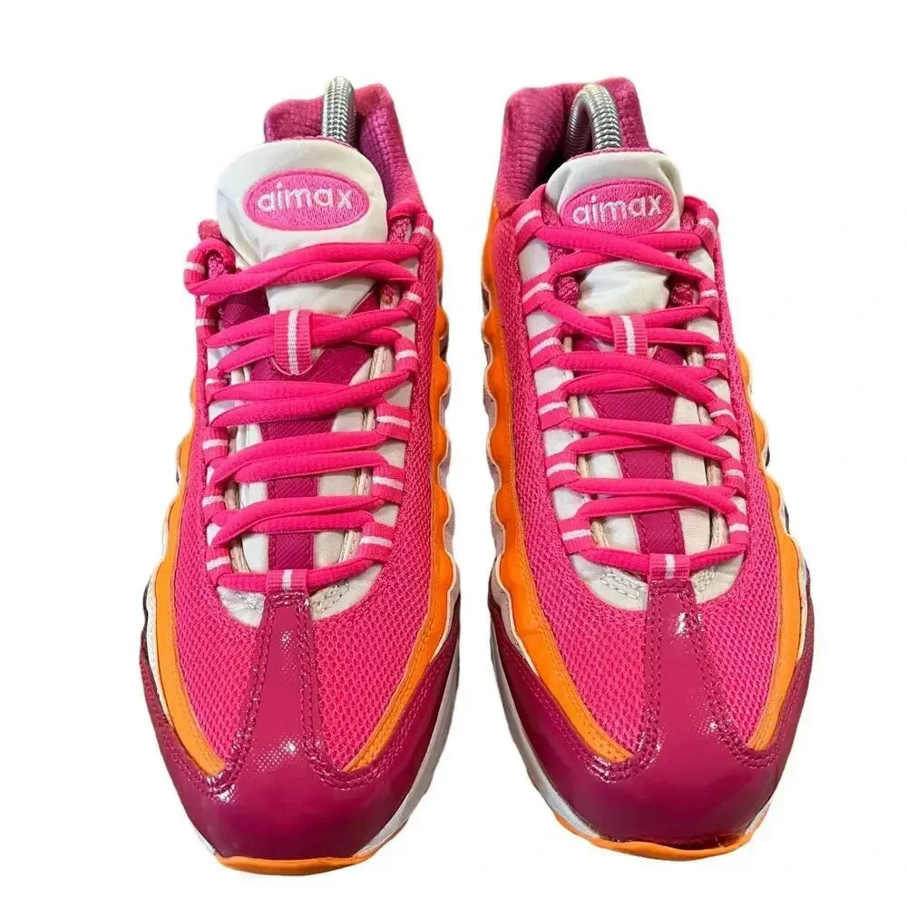 Nike Air Max 95 LE GS Pink Citrus Trainers‎ Youth Size 7 / Women's Size 8.5
